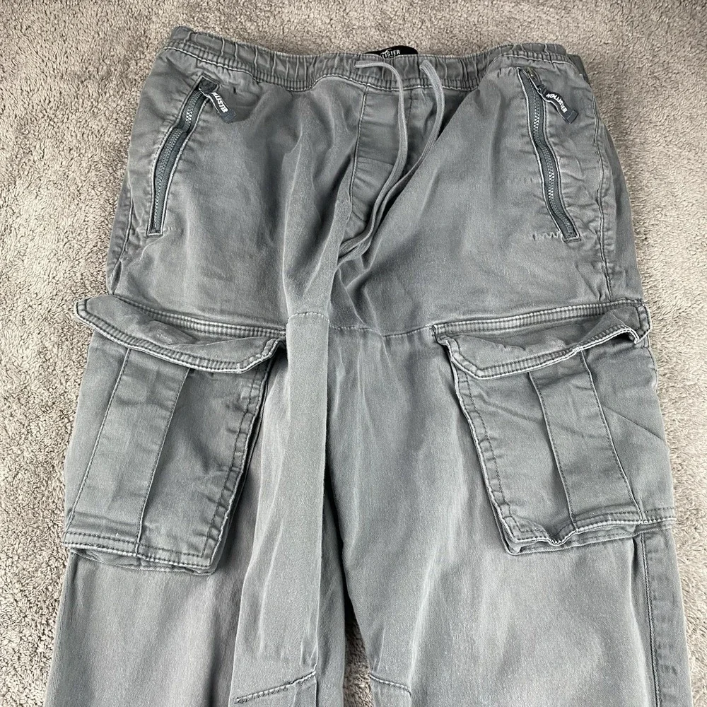 Hollister Stacked Skinny Jogger Mens Large Gray Advanced Stretch